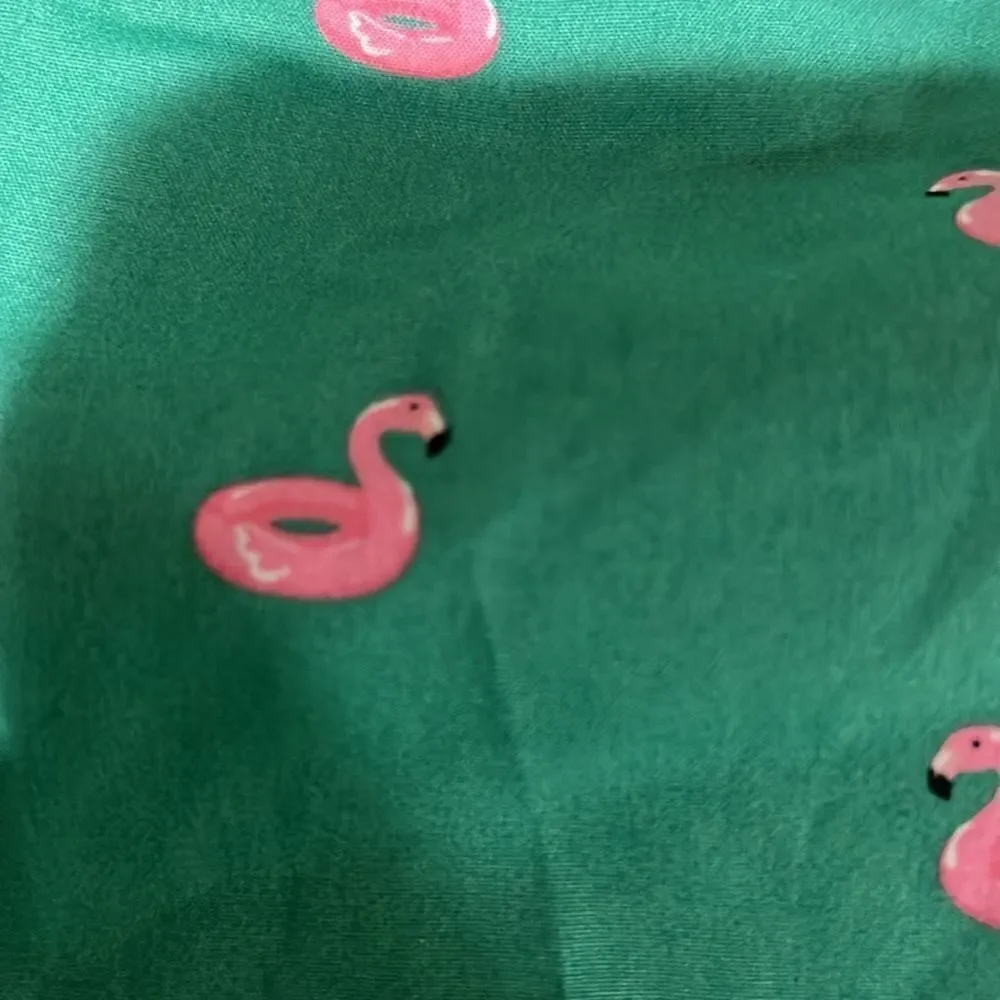 J. Crew Factory bv599 Pink and green flamingo boxers size small NWT